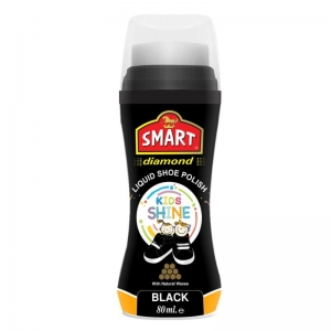 SMART Kids Shine Liquid Shoe Polish Black 80mL